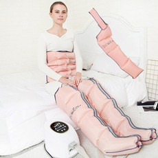 RD-M2857 4 in 1 Legs + Waist + Single Hand Airbag All-inclusive Intelligent Air Wave Pressure Massager with Host, Support Timing / Positioning Massage & 10 Kinds of Adjustable Force, US Plug or EU Plug(Pink)