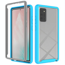 For Samsung Galaxy Note20 Ultra Starry Sky Solid Color Series Shockproof PC + TPU Protective Case(Light Blue) For Samsung Galaxy Note20 Ultra Starry Sky Solid Color Series Shockproof PC + TPU Protective Case(Light Blue)