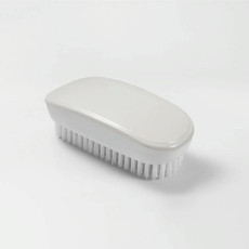 Household Soft Hair Decontamination Shoe Brush Colorful Cleaning Laundry Brush(White)