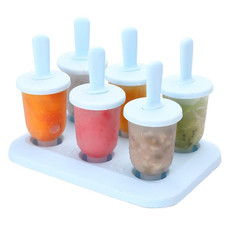 Summer DIY Creative Ice Making Box Popsicle Ice Cream Mould, Style:Jelly(Blue)