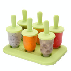 Summer DIY Creative Ice Making Box Popsicle Ice Cream Mould, Style:Jelly(Green)