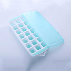 Summer 21 Grid Cool Home-made Ice Cube Ice Box Mould with Lid(Green) Summer 21 Grid Cool Home-made Ice Cube Ice Box Mould with Lid(Green)
