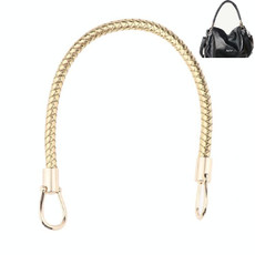 Bag Accessories Women Bag Hand Strap Woven Strap(Gold)