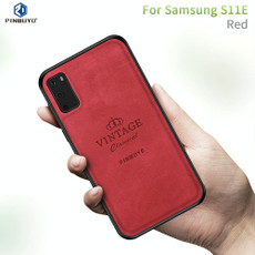 For Galaxy S20 PINWUYO Zun Series PC + TPU + Skin Waterproof Anti-fall All-inclusive Protective Case(Red)