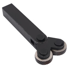 Hardened and Durable Steel Two-wheel Knurled Tool Kit, Style:1.2mm