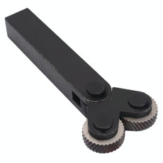 Hardened and Durable Steel Two-wheel Knurled Tool Kit, Style:0.8mm