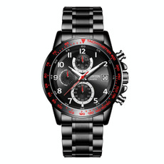 OCHSTIN   6112 Men Multi  Function Watch Fashion Sports Business Calendar Luminous Men Watch Quartz Watch Steel Watch(Black) OCHSTIN   6112 Men Multi  Function Watch Fashion Sports Business Calendar Luminous Men Watch Quartz Watch Steel Watch(Black)