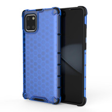 For Galaxy Note10 Lite  Shockproof Honeycomb PC + TPU Case(Blue)