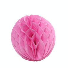 2 PCS Wedding Room Decoration Festive Mall Decoration Paper Honeycomb Ball Lantern, Size:8 inches 20 cm(Pink)