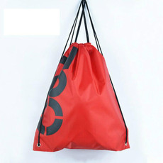 2 PCS Drawstring Pocket Clothing Bag Waterproof Beach Storage Bag(Red)