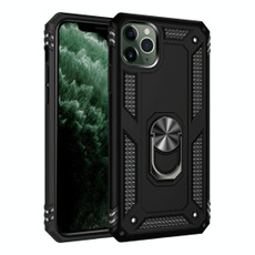 Armor Shockproof TPU + PC Protective Case for iPhone 11, with 360 Degree Rotation Holder (Black)