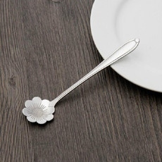 3 PCS Stainless Steel Household Creative Flower Spoon Coffee Stirring Spoon, Style:Cosmos Flower Spoon