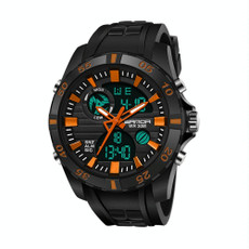 SANDA 791 Watch Genuine Fashion Sports Multifunction Electronic Watch Popular Men luminous Wrist Watch(Orange) SANDA 791 Watch Genuine Fashion Sports Multifunction Electronic Watch Popular Men luminous Wrist Watch(Orange)