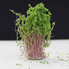 Artificial Handmade Model Material Sand Table Building Bush Flower Finished Flower(Green Bush)