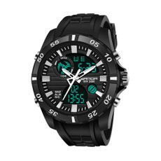 SANDA 791 Watch Genuine Fashion Sports Multifunction Electronic Watch Popular Men luminous Wrist Watch(White) SANDA 791 Watch Genuine Fashion Sports Multifunction Electronic Watch Popular Men luminous Wrist Watch(White)