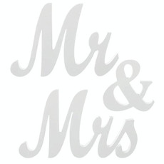 Wooden Mr and Mrs Sign Wedding Decoration(JM00989)