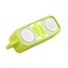 BT628 10W Portable TWS Transparent Bluetooth Speakers With Magnetic Connectable Base Outdoor Stereo Bass Subwoofer(Green)