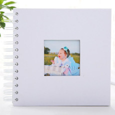 6 inch Baby Growth Album Kindergarten Graduation Album Children Paper Album(White)