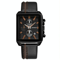 SANDA 5003 Three Eye Watch Six Pin Multi Purpose Sport Men Watch Leather Watch Student Waterproof Quartz Watch(Brown) SANDA 5003 Three Eye Watch Six Pin Multi Purpose Sport Men Watch Leather Watch Student Waterproof Quartz Watch(Brown)