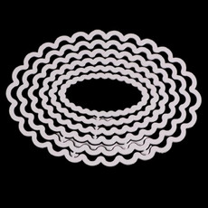 2 Sets 6 In 1 DIY Lace Oval Decorative Knife Die Cutting Book Etching Carbon Steel Die 2 Sets 6 In 1 DIY Lace Oval Decorative Knife Die Cutting Book Etching Carbon Steel Die