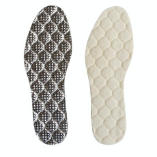 1 Pair Men And Women Wool Warm Insole Aluminum Film Insulation Sports Shock Insoles, Size:XL(46-48)(Beige) 1 Pair Men And Women Wool Warm Insole Aluminum Film Insulation Sports Shock Insoles, Size:XL(46-48)(Beige)