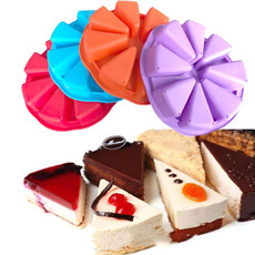 DIY Silicone Eight-point Triangle Mould Silicone Cake Mold Baking Tool, Random Color Delivery(274.5cm)