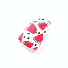 Cartoon Mini Water Injection Hot Water Bag Portable Hand Warmer, Color:Watermelon