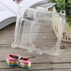 Protective Crystal Shell Case with Strap for FUJIFILM instax mini 90 (Transparent)