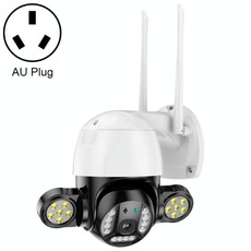 QX55 3.0 Million Pixels IP65 Waterproof 2.4G Wireless IP Camera, Support Motion Detection & Two-way Audio & Night Vision & TF Card, AU Plug