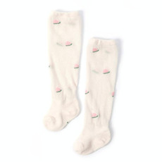 6 Pairs Baby Stockings Anti-Mosquito Thin Cotton Baby Socks, Toyan Socks: S 0-1 Years Old(Pink Watermelon)