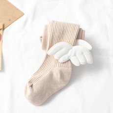 Spring And Autumn Children Tights Baby Knitting Pantyhose Size: S 0-1 Years Old(Khaki)
