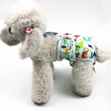 Female Dog Physiological Pants Dog Estrus Anti-Harassment Pants, Size: L(Dinosaur)