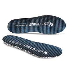 WEST BIKING Bicycle Riding Insole Sports Slow Shock PU Comfortable Insole, Size: 43-44(Cyan) WEST BIKING Bicycle Riding Insole Sports Slow Shock PU Comfortable Insole, Size: 43-44(Cyan)