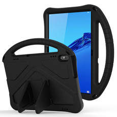 For Huawei MediaPad T5 10.1 EVA Flat Anti Falling Protective Case Shell with Holder(Black) For Huawei MediaPad T5 10.1 EVA Flat Anti Falling Protective Case Shell with Holder(Black)
