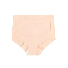 3 PCS Pure Color Large Size Breathable High Waist Belly Lift Adjustable Maternity Panties (Color:Shrimp Size:XXL)