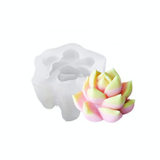 SX-ZW-192 Fleshy Three-Dimensional Candle Silicone Mold DIY Handmade Soap Aromatherapy Epoxy Mold