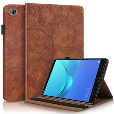 For Huawei MediaPad M5 10.8 inch Life Tree Series Horizontal Flip Leather Case with Holder & Card Slots & Pen Slot(Brown) For Huawei MediaPad M5 10.8 inch Life Tree Series Horizontal Flip Leather Case with Holder & Card Slots & Pen Slot(Brown)