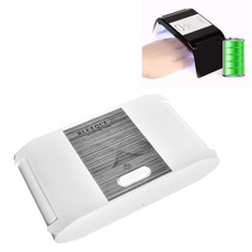 BLUEQUE 3 PCS  36W Manicure Lamp Rechargeable Portable Folding LED/UV Phototherapy Machine Nail Lamp, Specification:Battery Type(White) BLUEQUE 3 PCS  36W Manicure Lamp Rechargeable Portable Folding LED/UV Phototherapy Machine Nail Lamp, Specification:Battery Type(White)