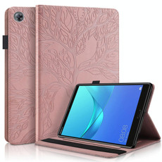 For Huawei MediaPad M5 10.8 inch Life Tree Series Horizontal Flip Leather Case with Holder & Card Slots & Pen Slot(Rose Gold) For Huawei MediaPad M5 10.8 inch Life Tree Series Horizontal Flip Leather Case with Holder & Card Slots & Pen Slot(Rose Gold)