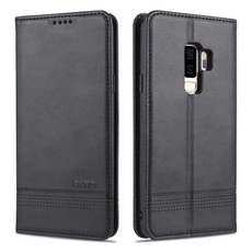 For Samsung Galaxy S9 AZNS Magnetic Calf Texture Horizontal Flip Leather Case with Card Slots & Holder & Wallet(Black) For Samsung Galaxy S9 AZNS Magnetic Calf Texture Horizontal Flip Leather Case with Card Slots & Holder & Wallet(Black)