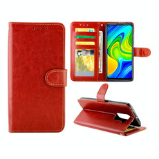 For Xiaomi Redmi 10X(4G)/Redmi Note9 Crazy Horse Texture Leather Horizontal Flip Protective Case with Holder & Card Slots & Wallet & Photo Frame(Brown)