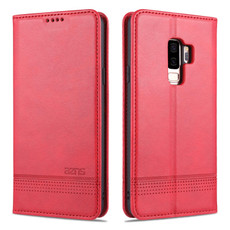 For Samsung Galaxy S9+ AZNS Magnetic Calf Texture Horizontal Flip Leather Case with Card Slots & Holder & Wallet(Red) For Samsung Galaxy S9+ AZNS Magnetic Calf Texture Horizontal Flip Leather Case with Card Slots & Holder & Wallet(Red)