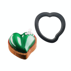5 PCS Mousse Cake Ring Cheese Tower Ring Mousse Ring Baking Tool(Love)
