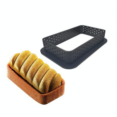 5 PCS Mousse Cake Ring Cheese Tower Ring Mousse Ring Baking Tool(Rectangle)