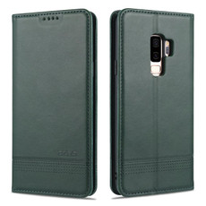 For Samsung Galaxy S9+ AZNS Magnetic Calf Texture Horizontal Flip Leather Case with Card Slots & Holder & Wallet(Dark Green) For Samsung Galaxy S9+ AZNS Magnetic Calf Texture Horizontal Flip Leather Case with Card Slots & Holder & Wallet(Dark Green)
