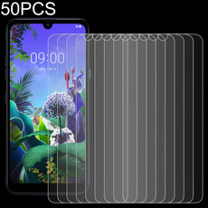 For LG Q60 50 PCS 0.26mm 9H 2.5D Tempered Glass Film