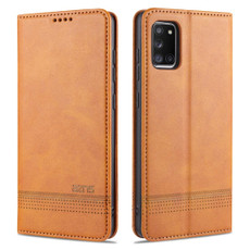 For Samsung Galaxy A41 AZNS Magnetic Calf Texture Horizontal Flip Leather Case with Card Slots & Holder & Wallet(Light Brown) For Samsung Galaxy A41 AZNS Magnetic Calf Texture Horizontal Flip Leather Case with Card Slots & Holder & Wallet(Light Brown)