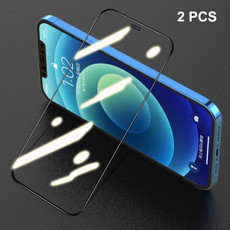 For iPhone 12 Pro Max 2pcs ENKAY Hat-Prince Full Glue 0.26mm 9H 2.5D Tempered Glass Full Coverage Film