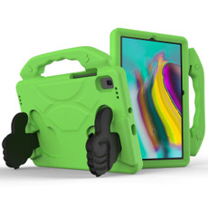 For Samsung Galaxy Tab S5e 10.5 / T720 Thumb Bracket EVA Shockproof Tablet Case(Green)