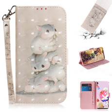 For LG K41S / K51S 3D Colored Drawing Horizontal Flip Leather Case with Holder & Card Slots & Wallet & Lanyard(Squirrels)